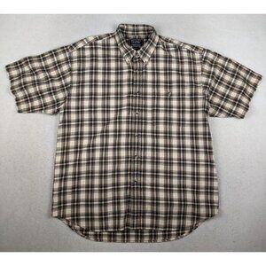 SPECIALTY COLLECTION AUTHENTIC CLASSICS - MEN'S PLAID SHORT SLEEVE BUTTON-UP L